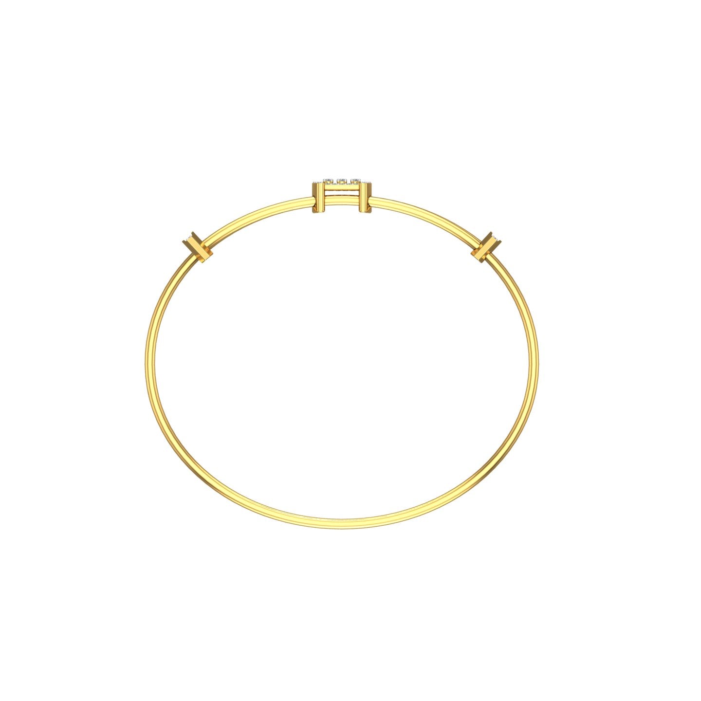 Debonair Diamond Bangle