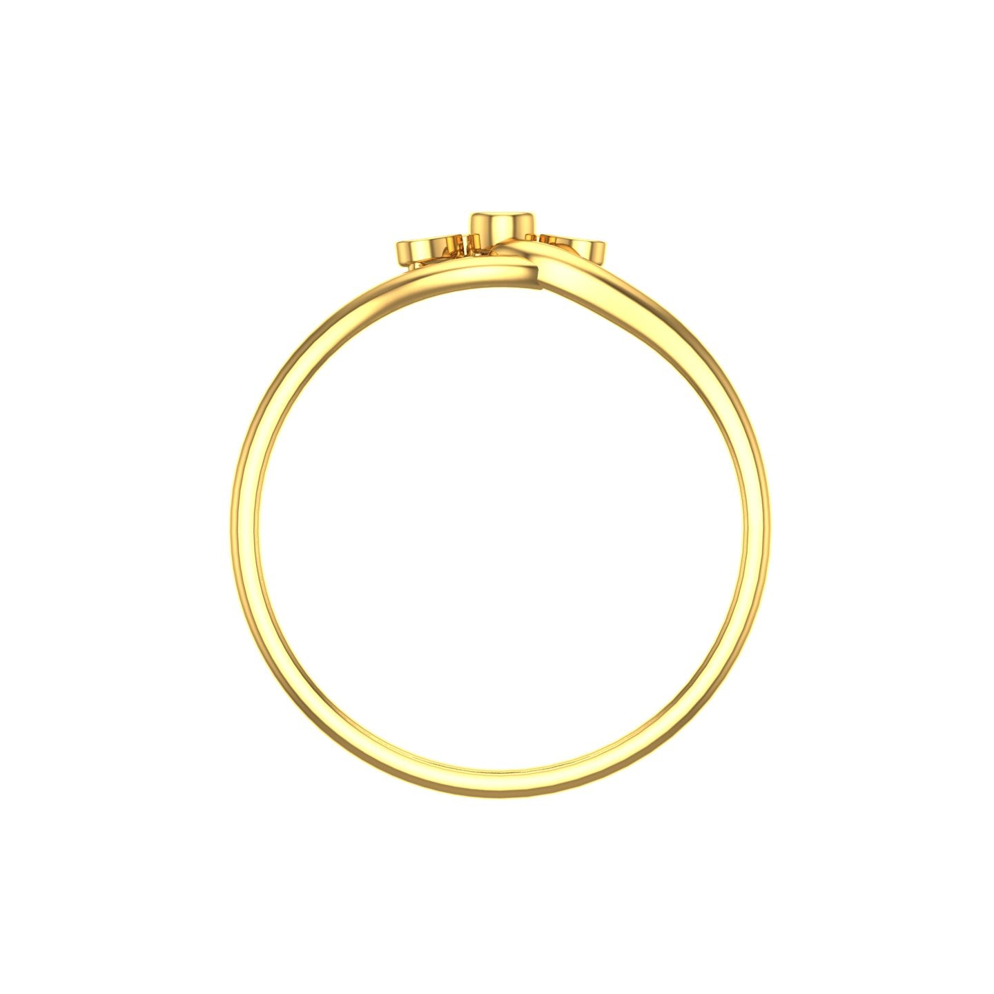 Sunbeam Blossom Diamond Ring