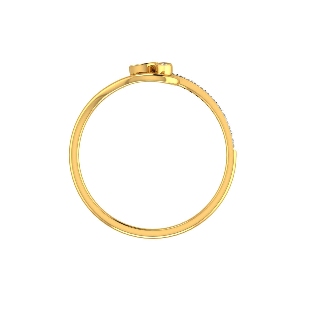 Leaf of Grace Diamond Ring