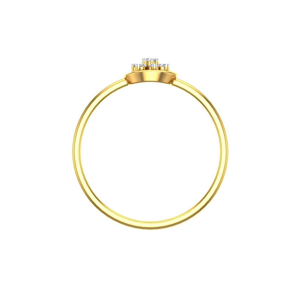 Eterna Swirl Diamond Ring