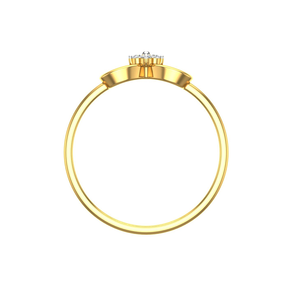 Infinity Petal Diamond Ring
