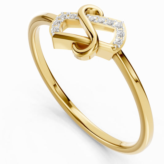 Eternal Knot Diamond Ring