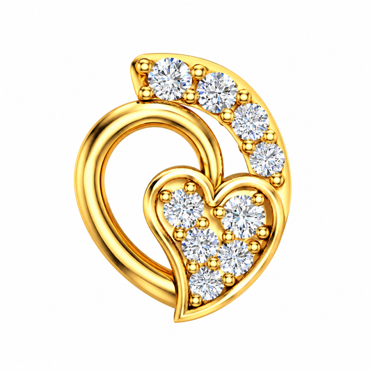 The Heart Diamond Nose Screw