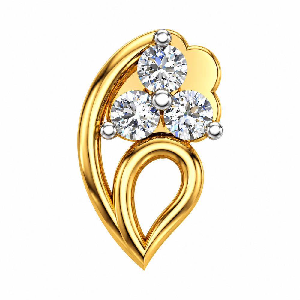 Dewdrop Diamond Nose Screw