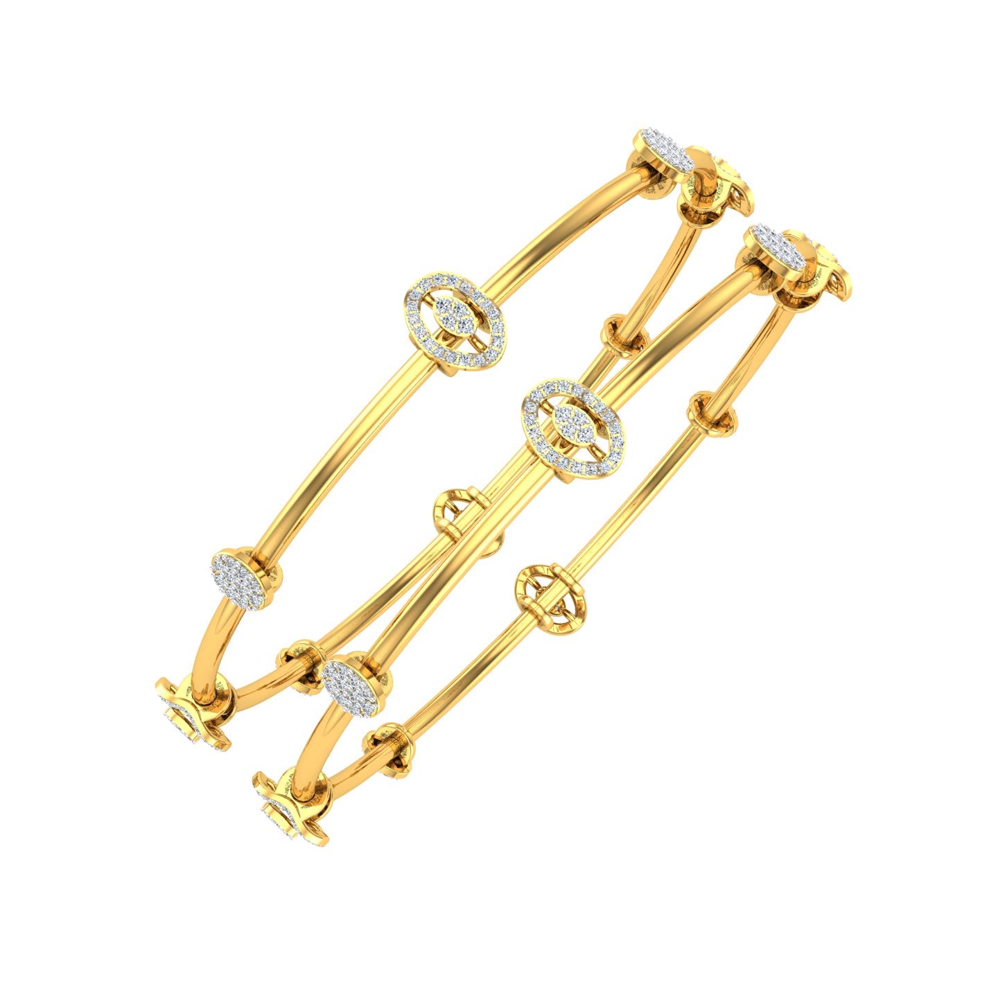 Floral Harmony Bangle.