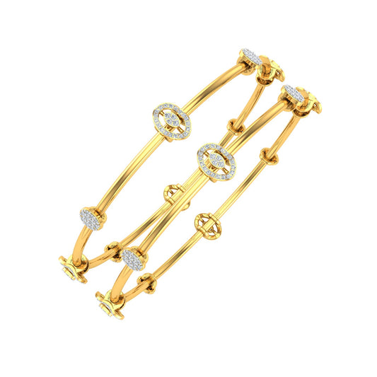 Floral Harmony Bangle.