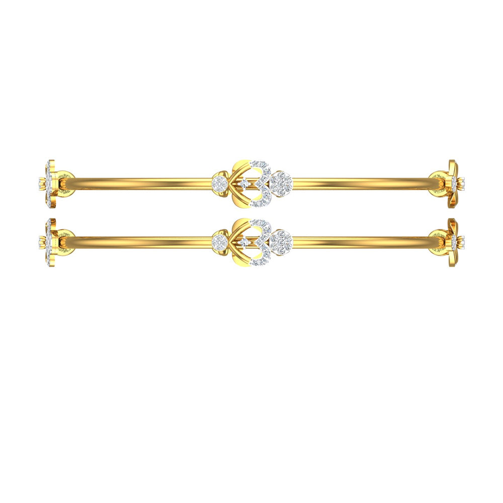 Hearty Bigwig Diamond Bangle