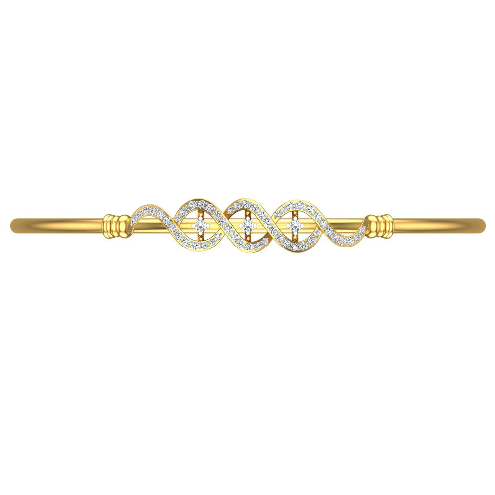 Trinity Wave Diamond Kada