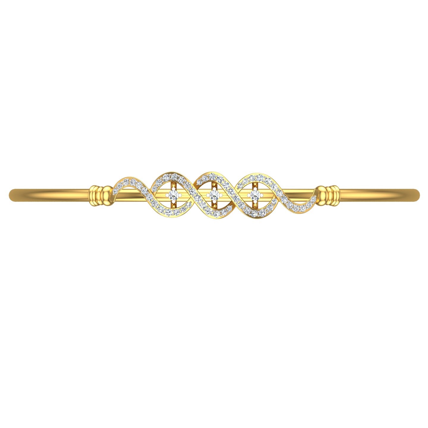Trinity Wave Diamond Kada