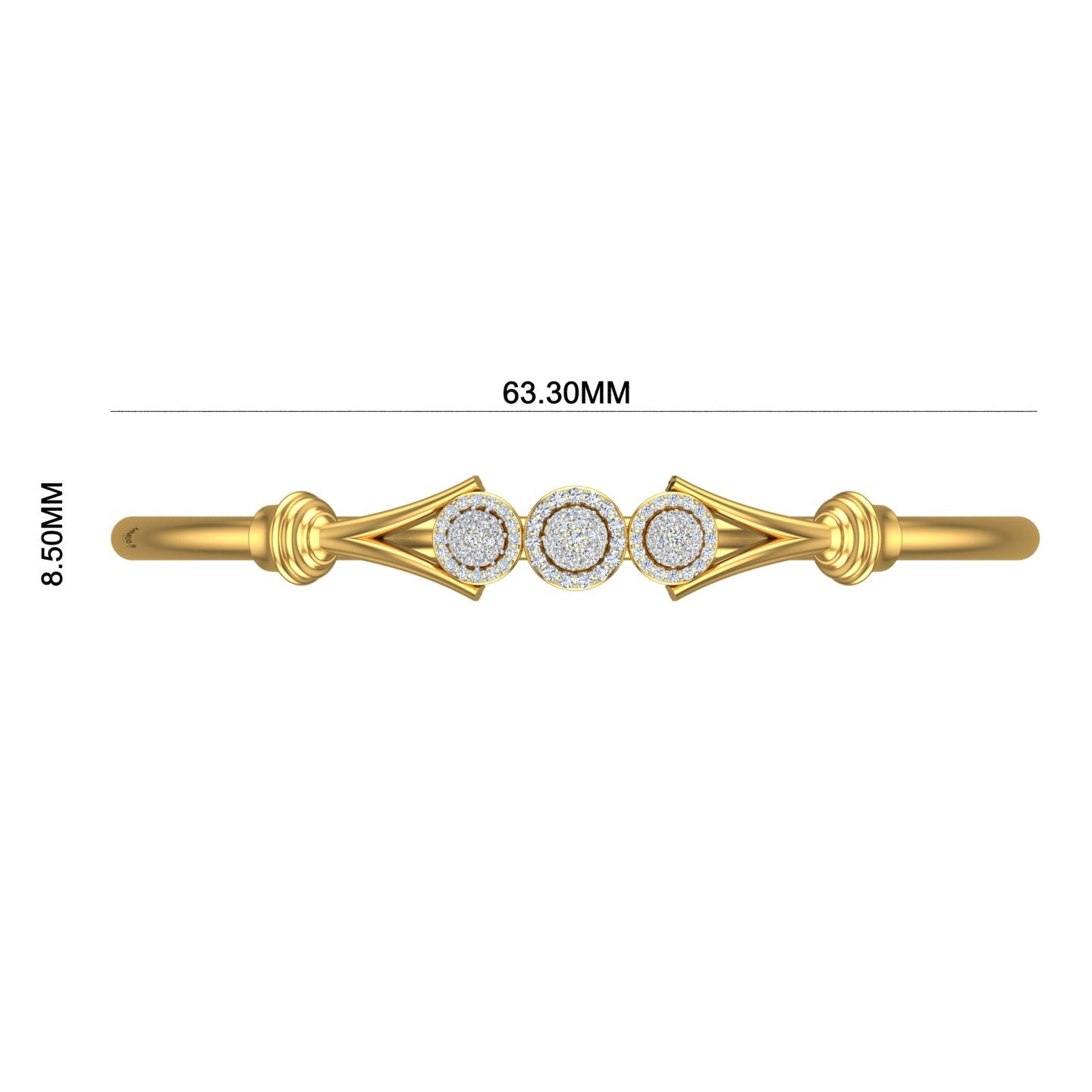 Trio Aura Diamond Kada