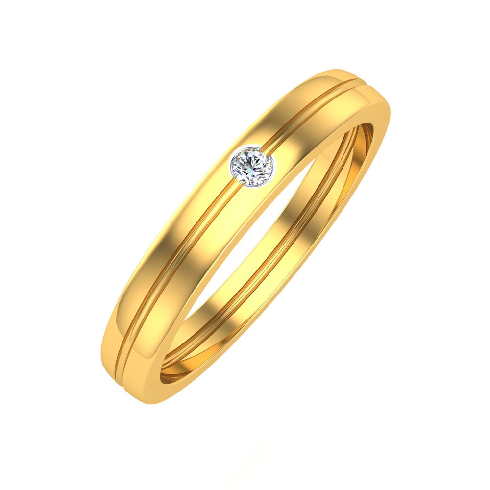 Infinity Line Solitaire Ring