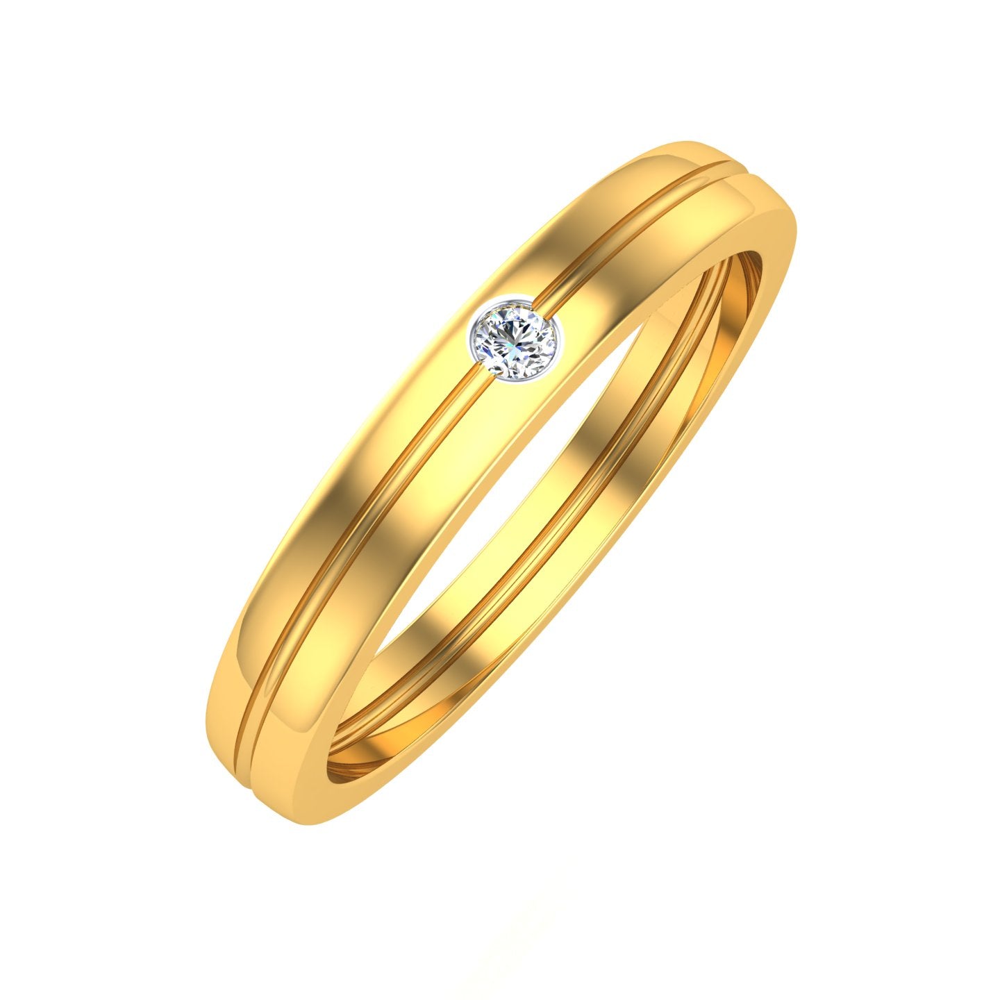 Infinity Line Solitaire Ring