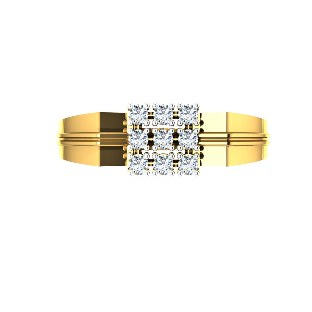 Imperial Diamond Cluster Ring