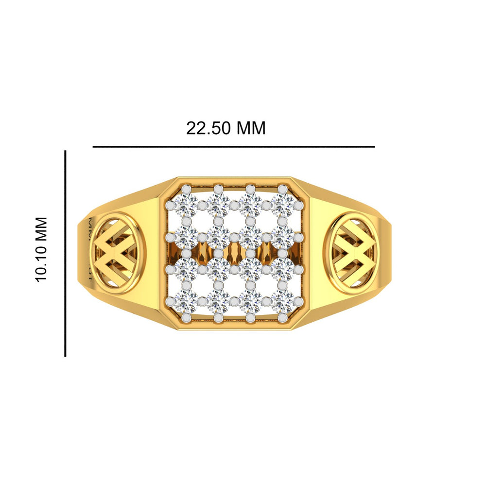 Regal Matrix Diamond Ring