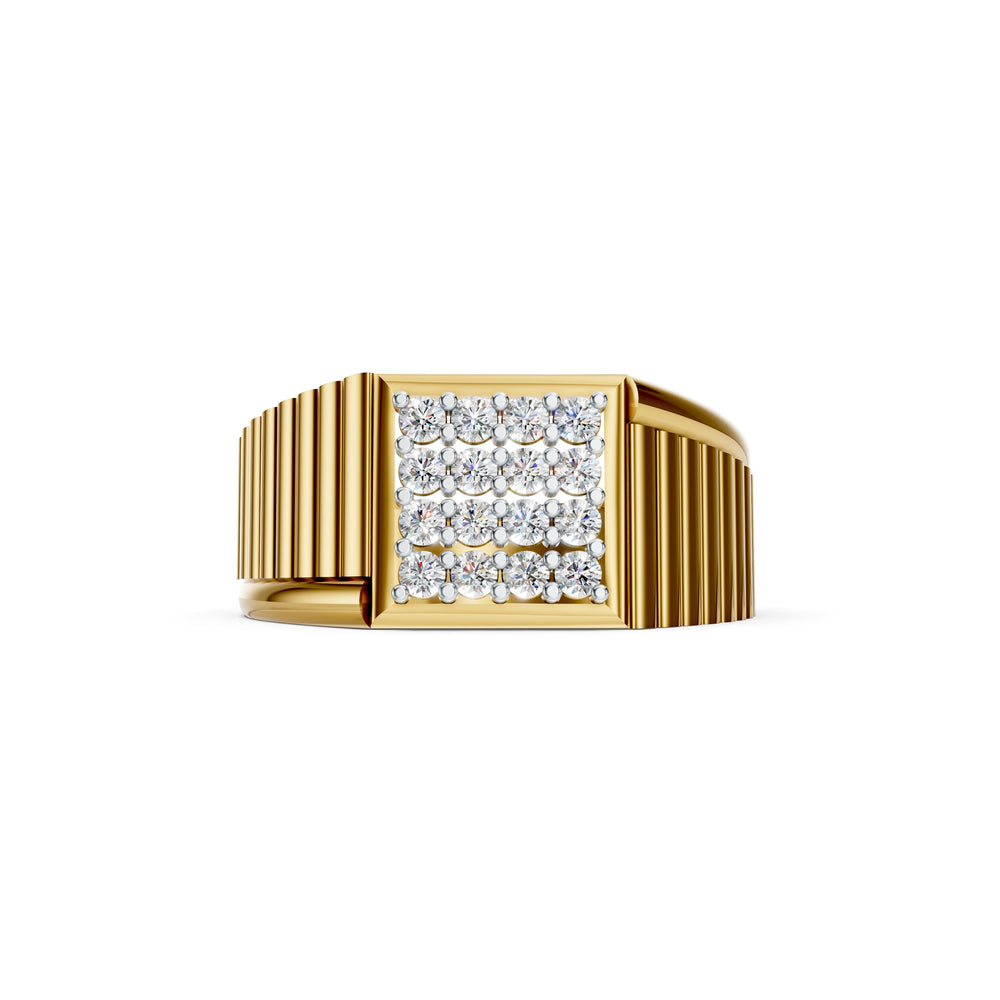 Royal Ridge Diamond Gents Ring