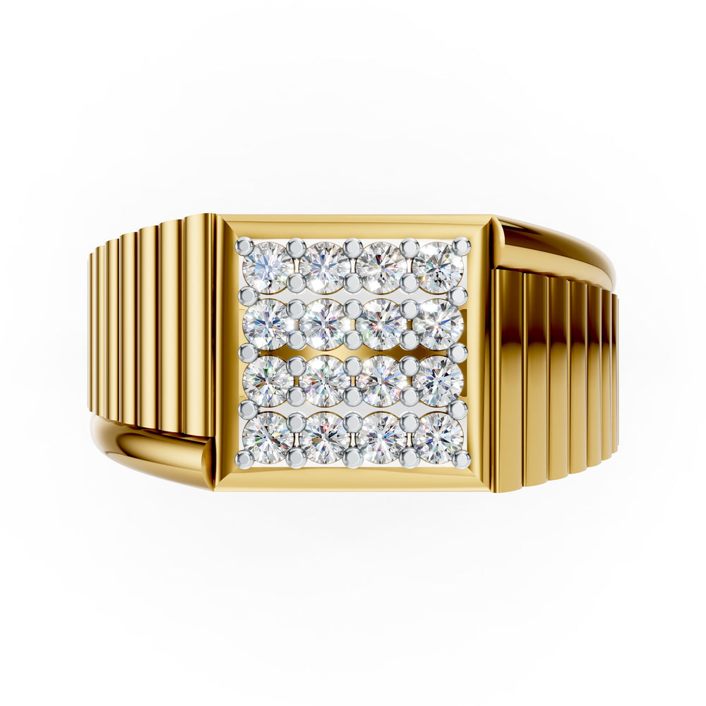 Royal Ridge Diamond Gents Ring