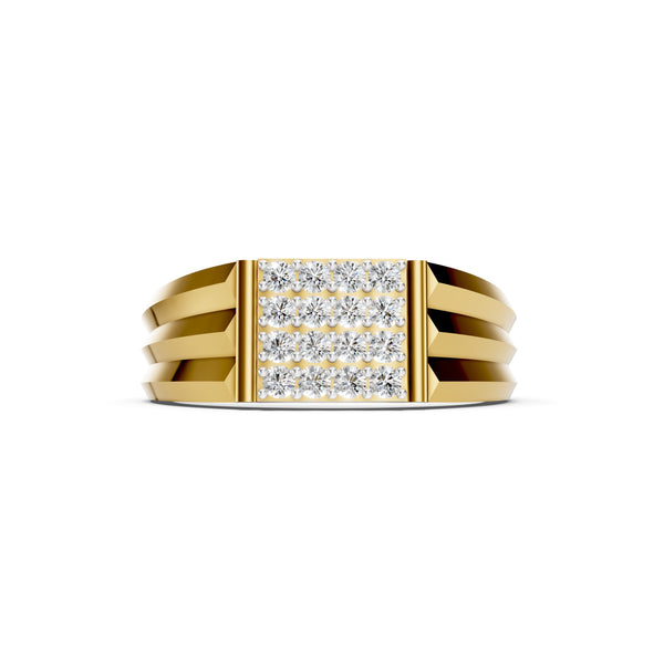 Royal Apex Diamond Gents Ring hover image