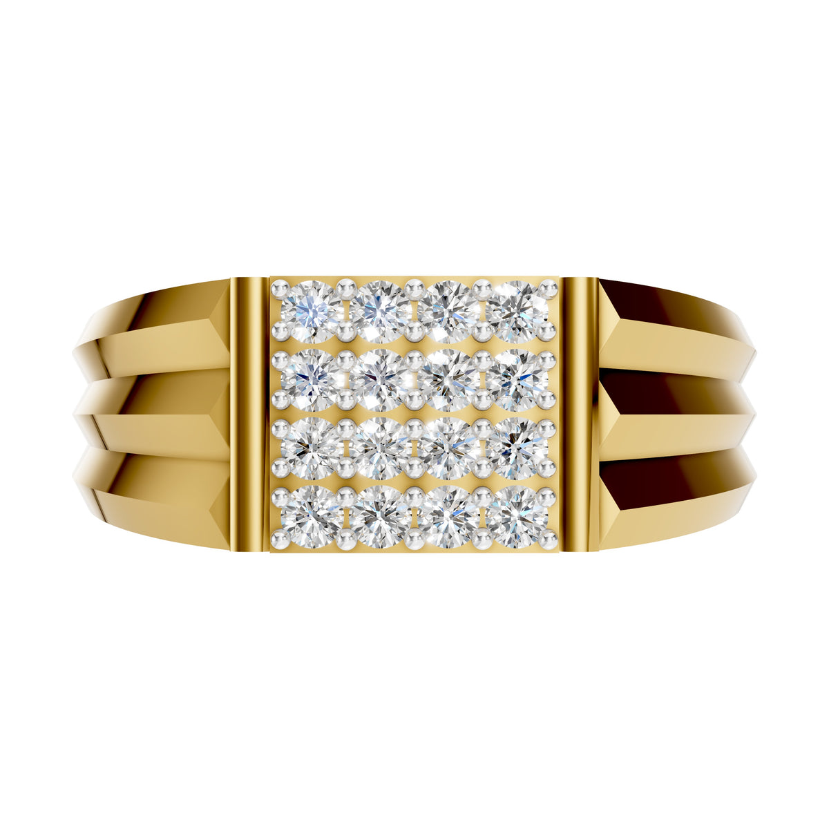 Royal Apex Diamond Gents Ring