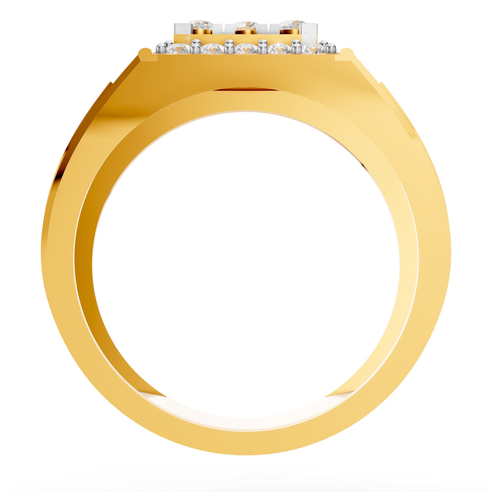 Royal Matrix Diamond Gents Ring