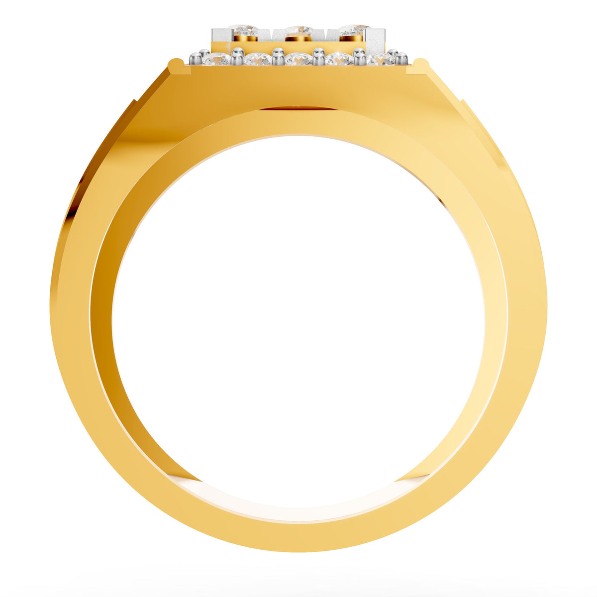 Royal Matrix Diamond Gents Ring