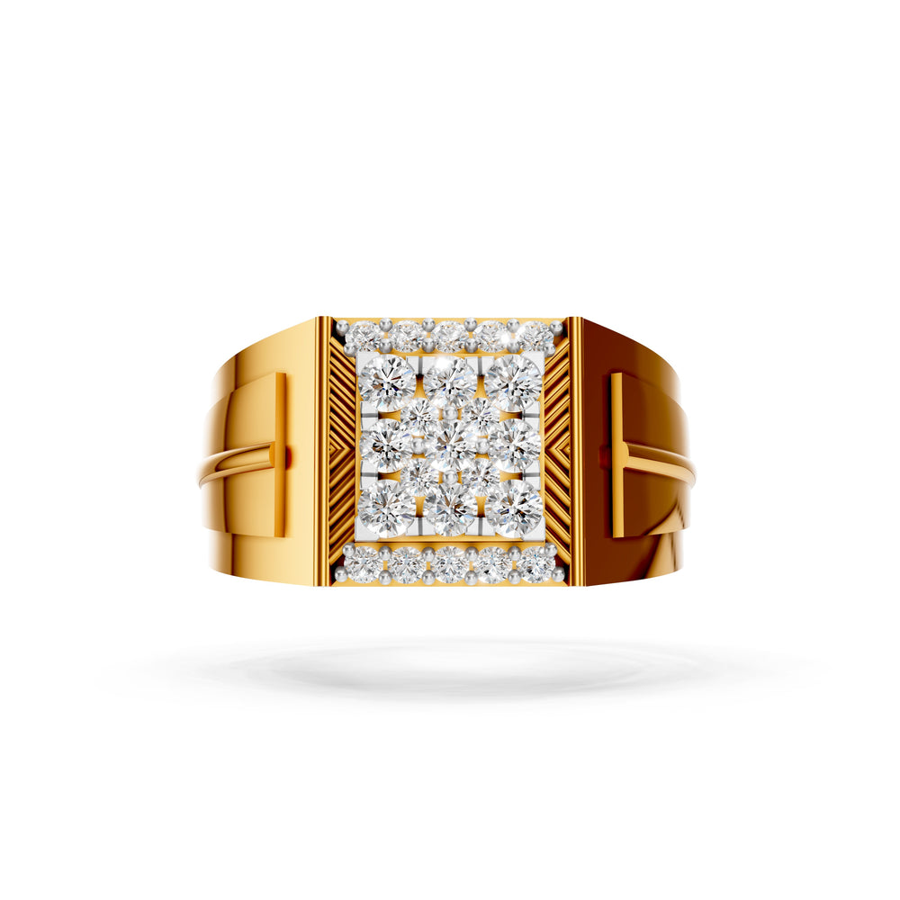 Royal Matrix Diamond Gents Ring