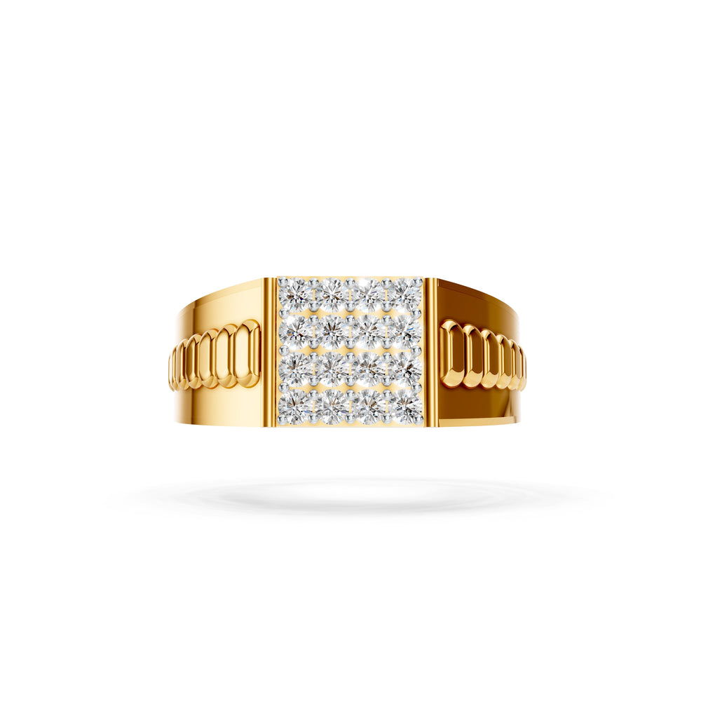 Royal Link Diamond Gents Ring