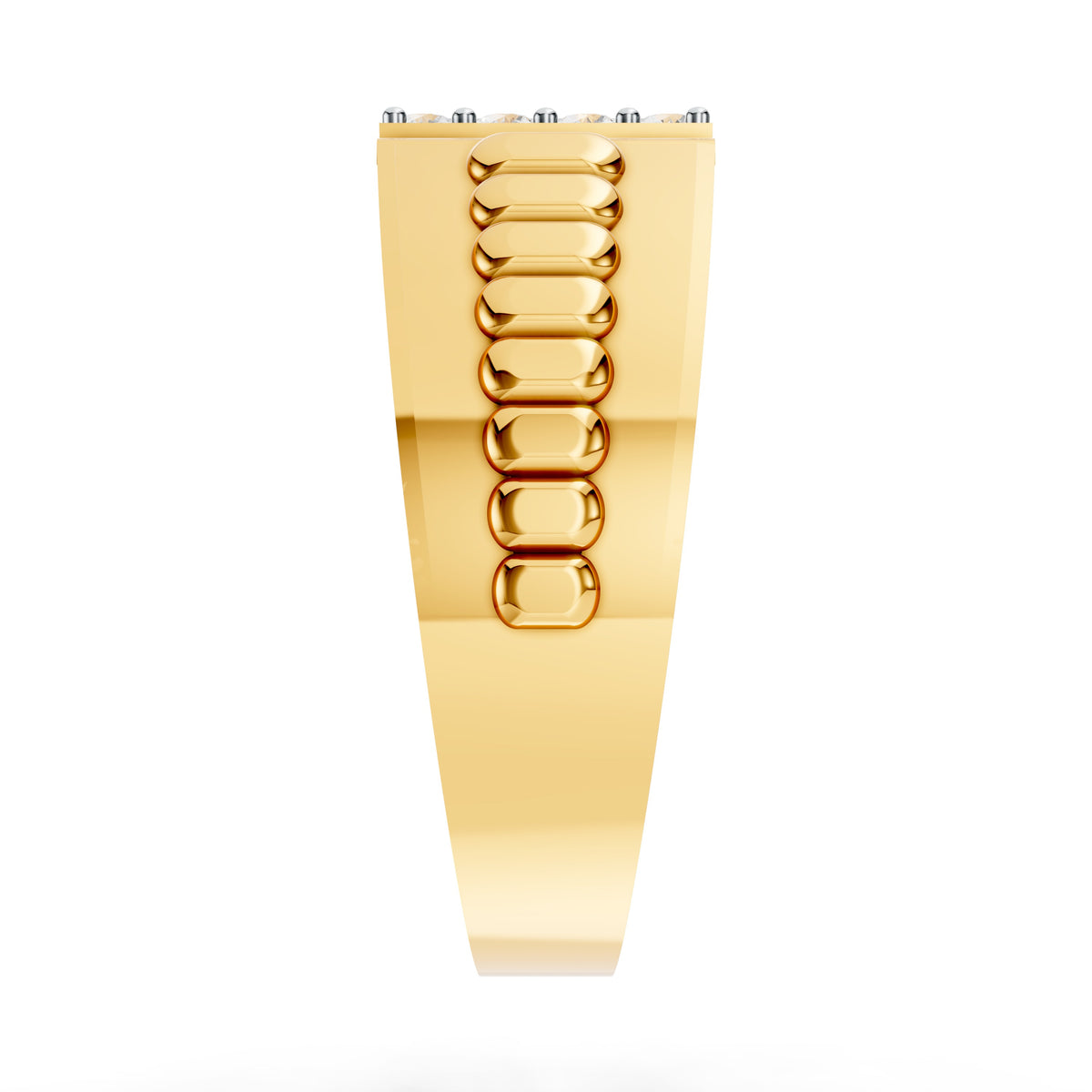 Royal Link Diamond Gents Ring