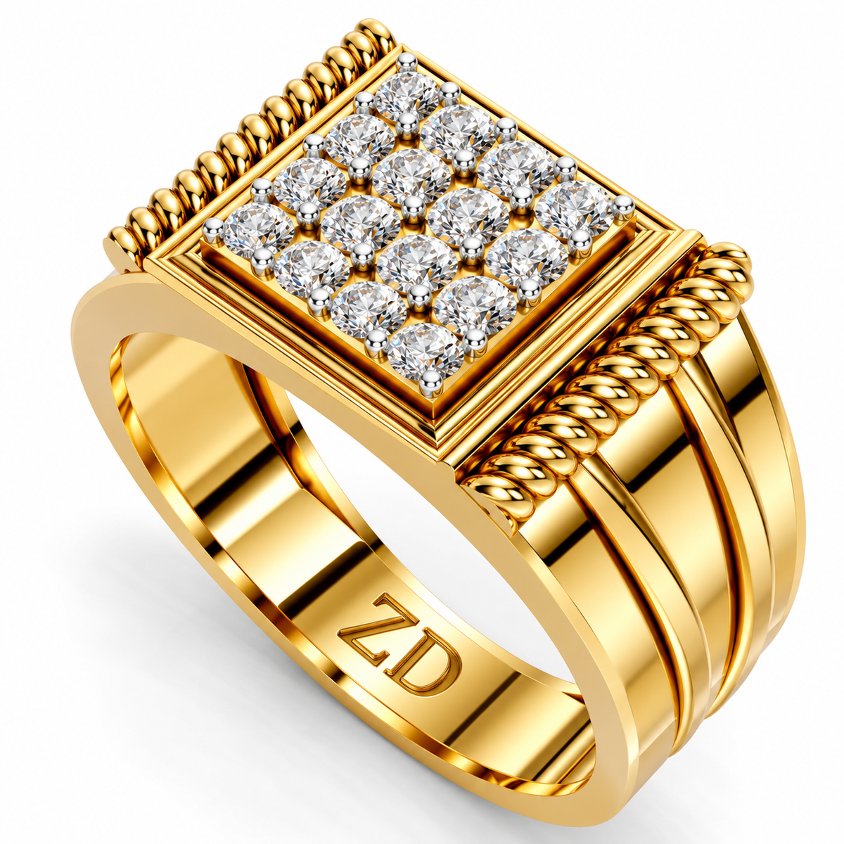 Royal Twist Diamond Ring Showcase
