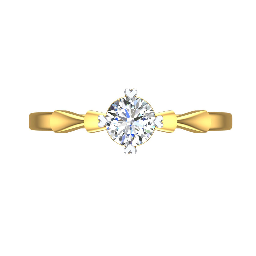 Sweetheart Solitaire Ring