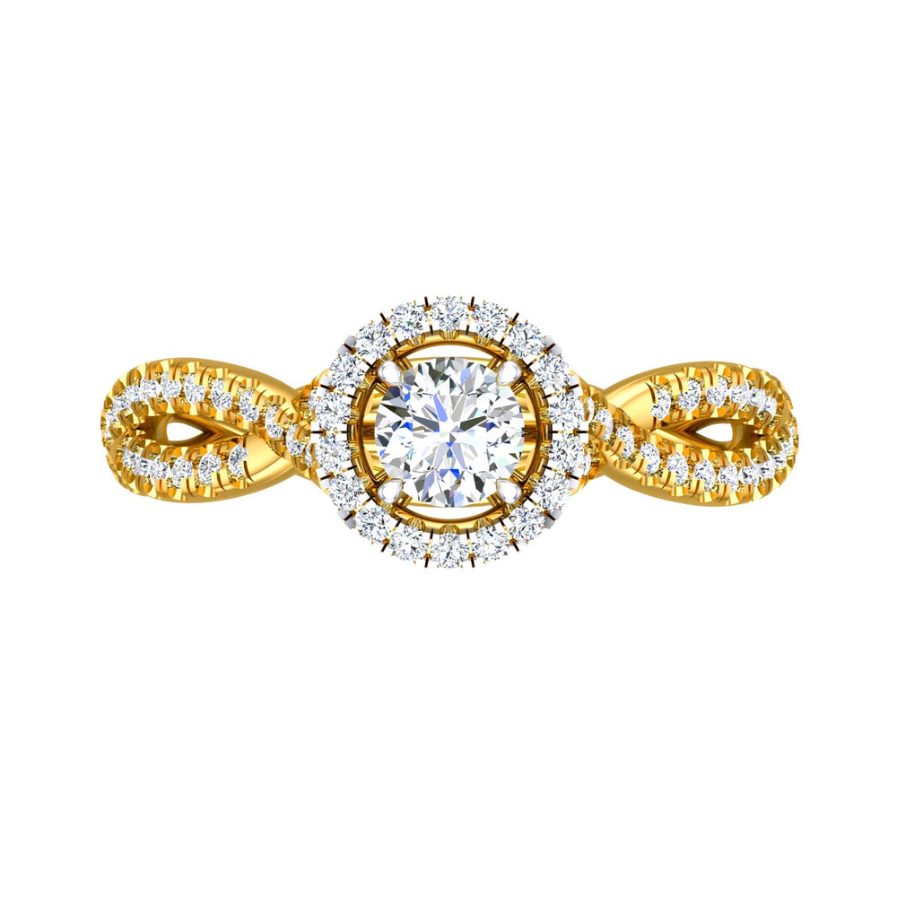 Infinity Halo Diamond Ring