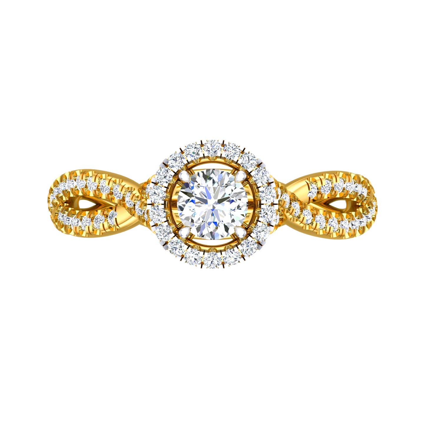 Infinity Halo Diamond Ring