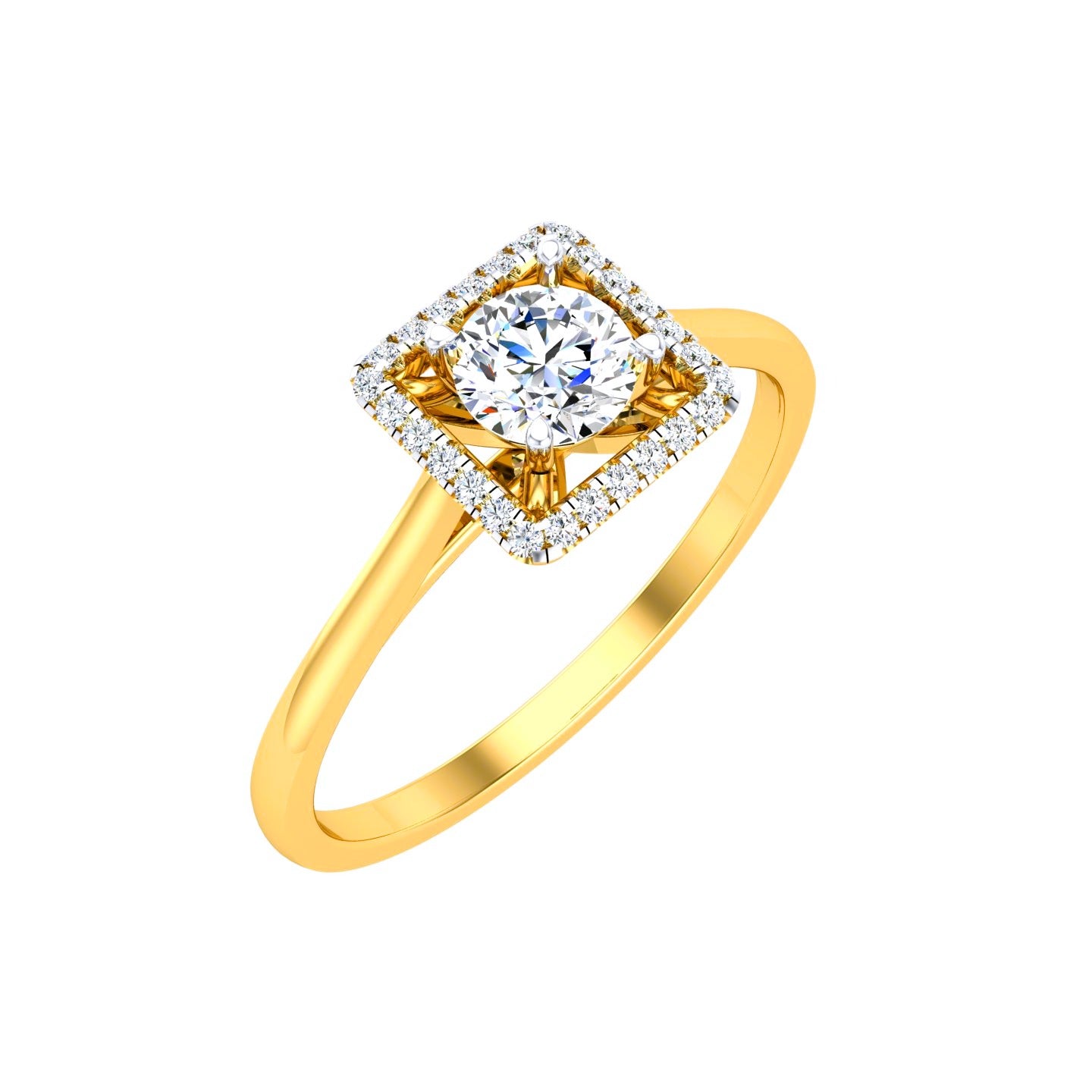 Royal Diamond Frame Ring