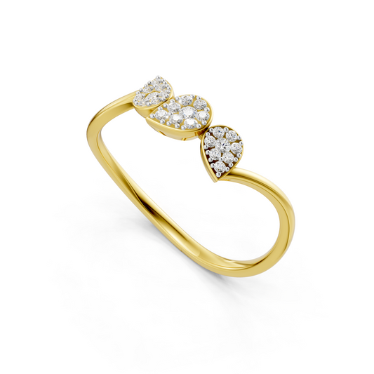 Trinity Petal Grace Ring