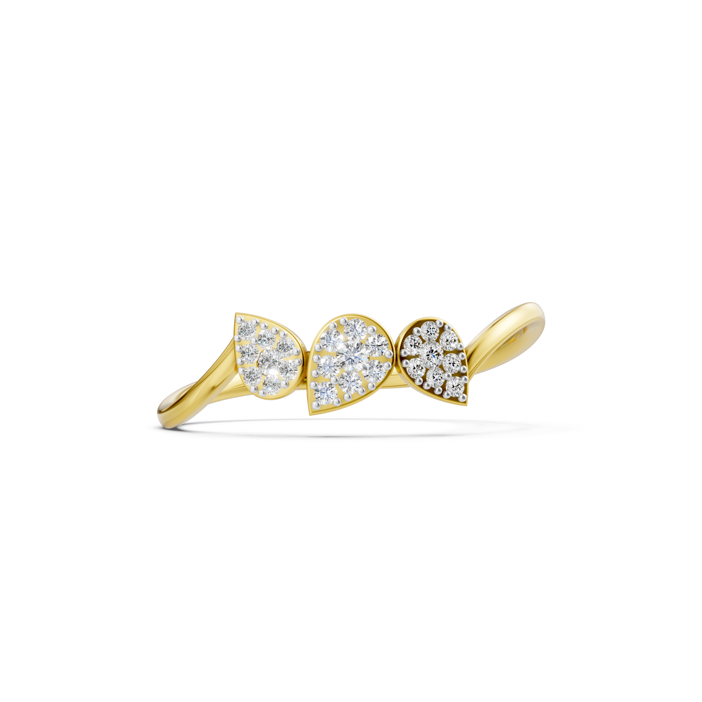 Trinity Petal Grace Ring