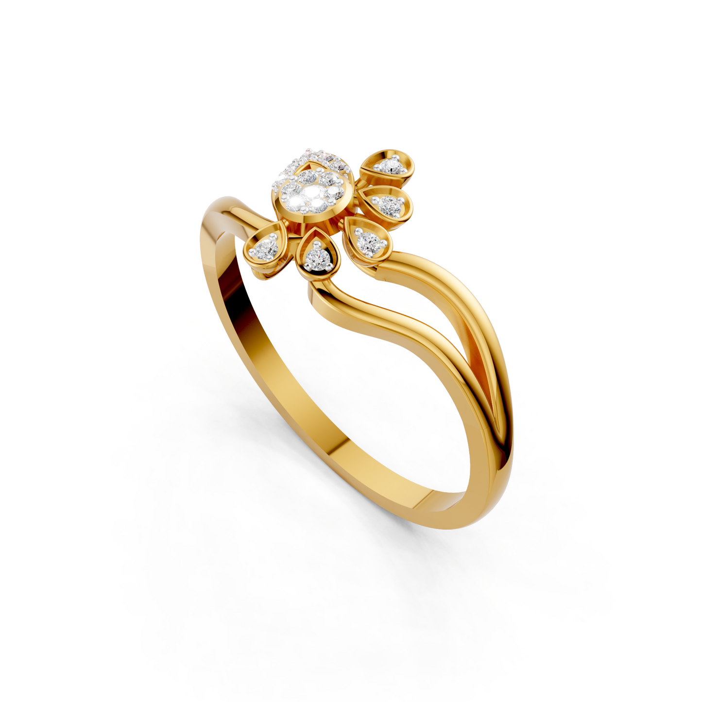 Aurora Bloom Diamond Ring