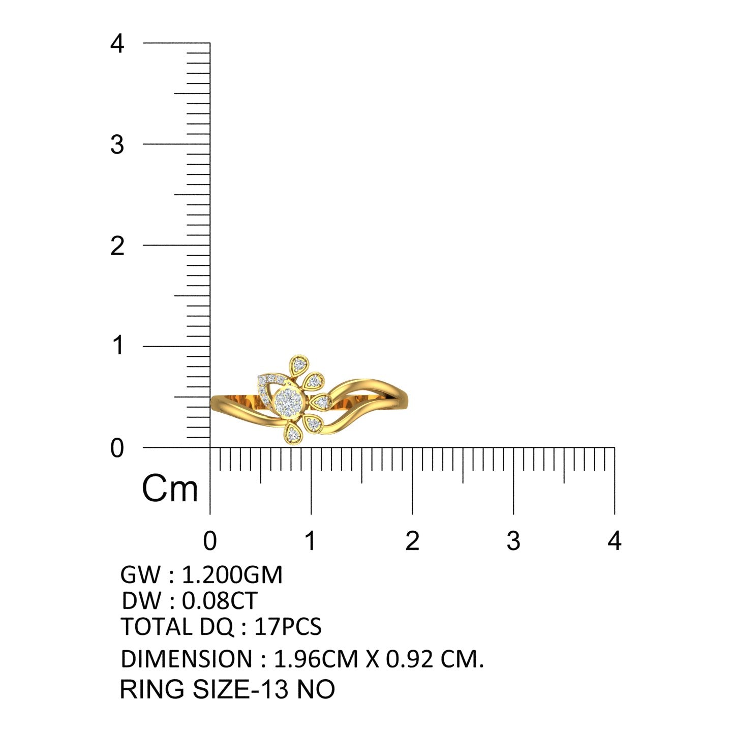 Aurora Bloom Diamond Ring