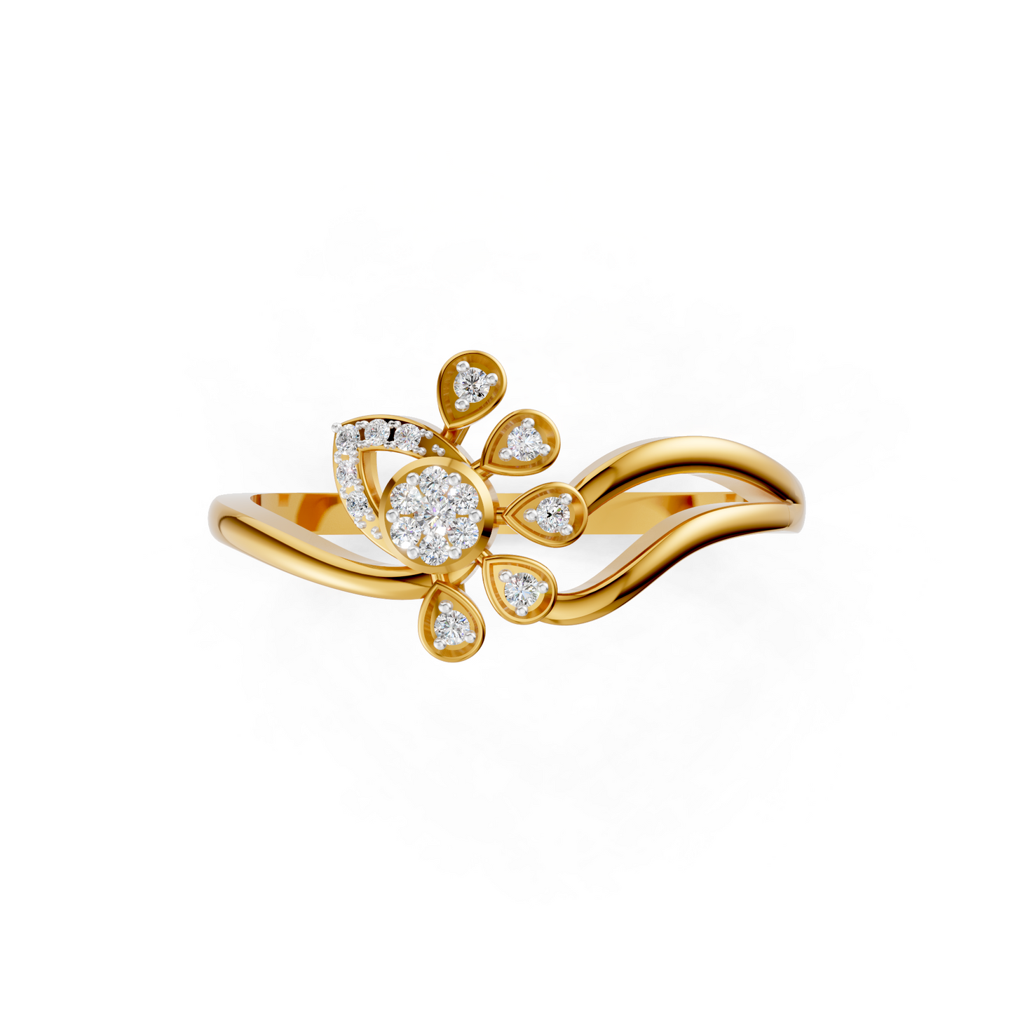 Aurora Bloom Diamond Ring