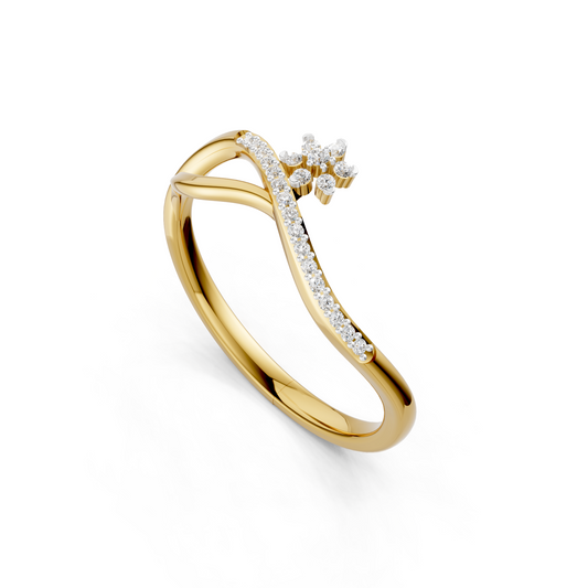 Stellar Bloom Diamond Ring