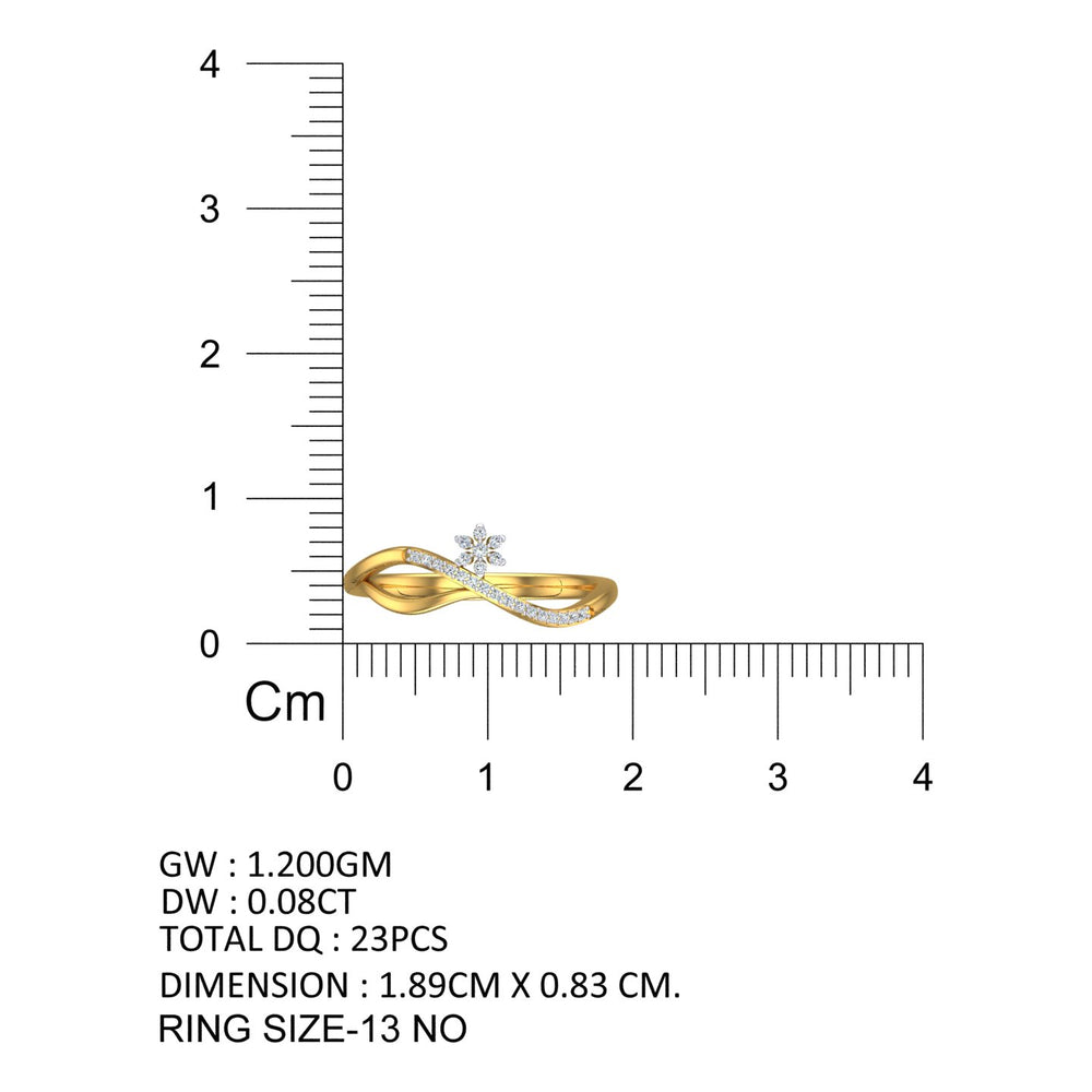 Stellar Bloom Diamond Ring