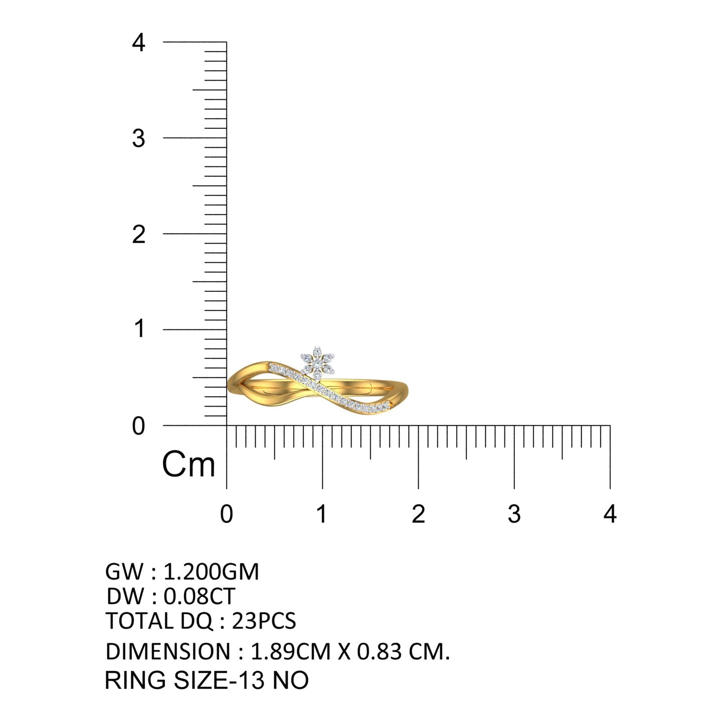 Stellar Bloom Diamond Ring