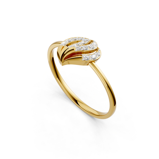 Radiant Petal Diamond Ring