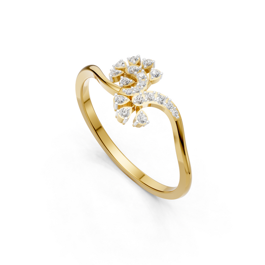 Blossom Cascade Diamond Ring