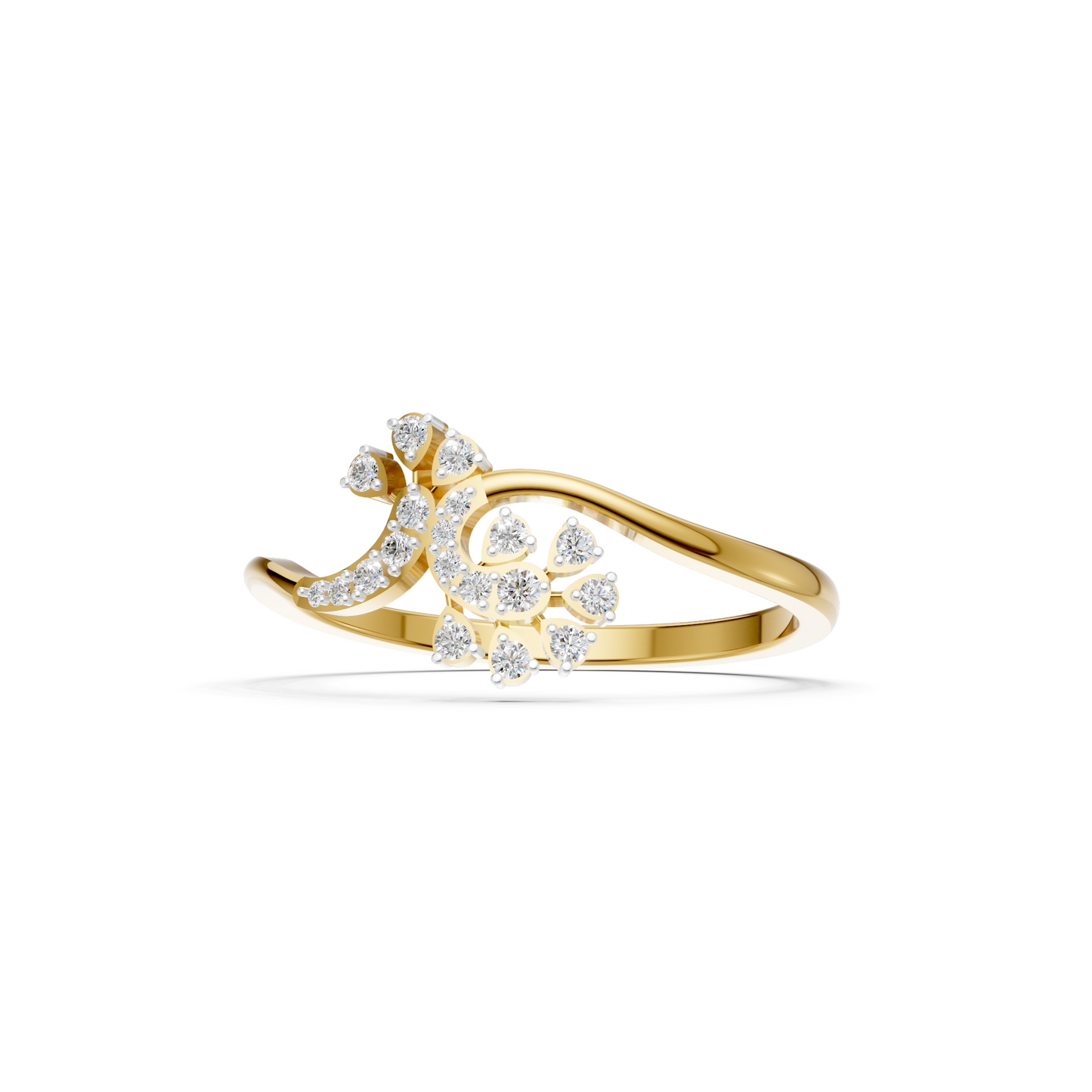 Blossom Cascade Diamond Ring