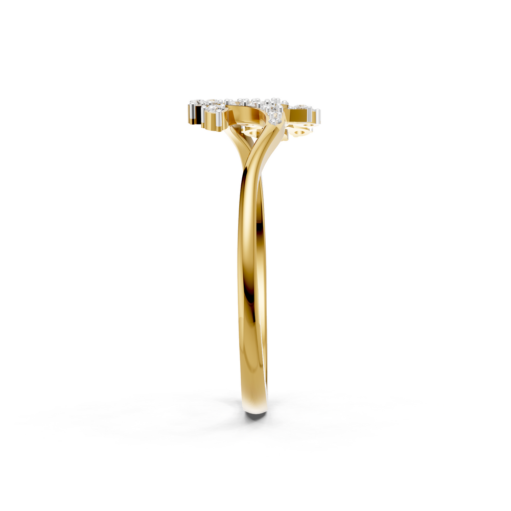 Blossom Cascade Diamond Ring