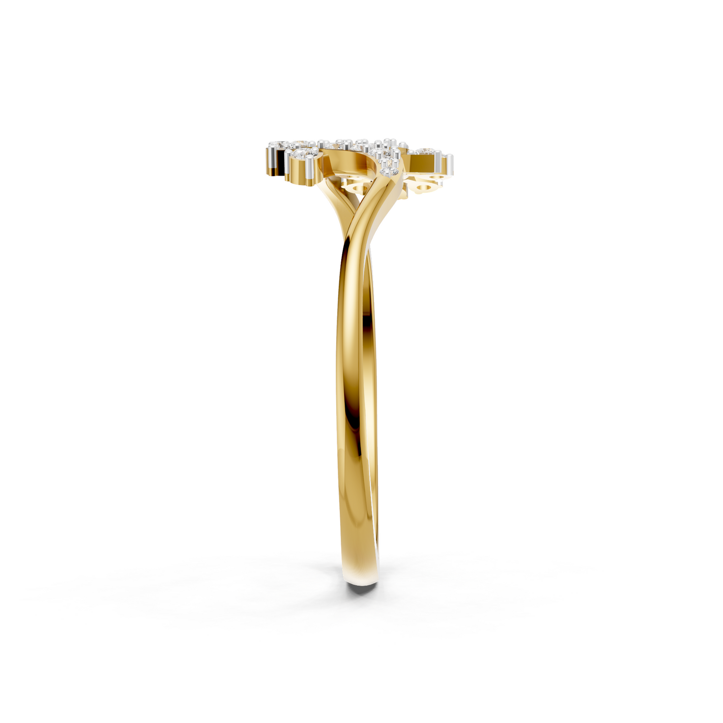 Blossom Cascade Diamond Ring