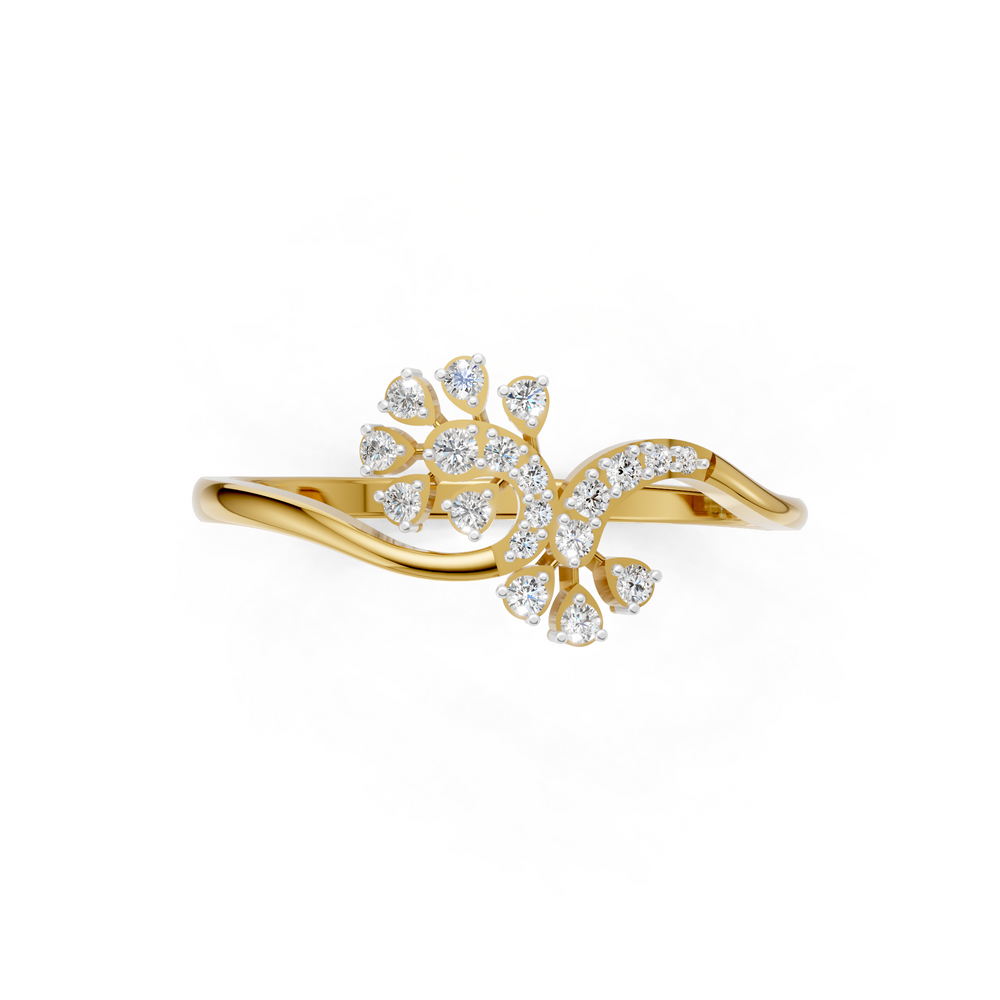 Blossom Cascade Diamond Ring