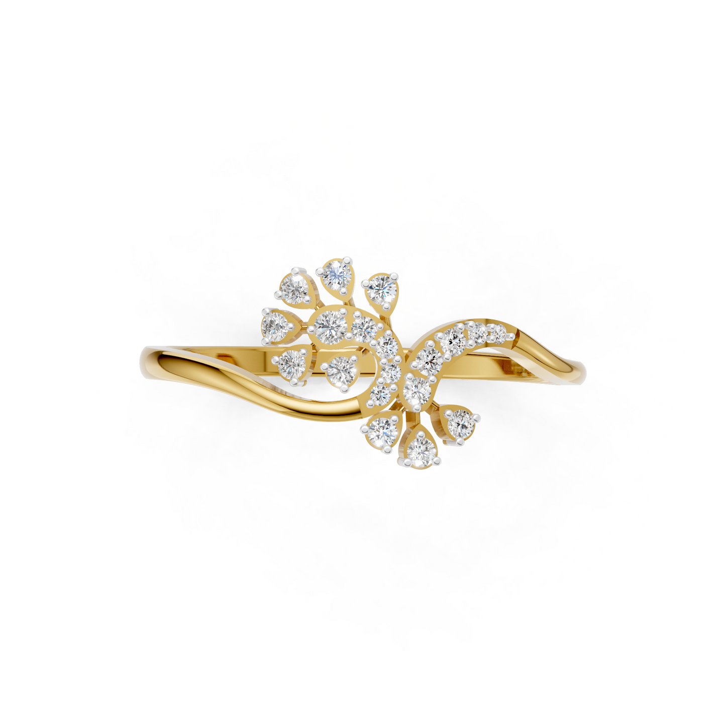 Blossom Cascade Diamond Ring