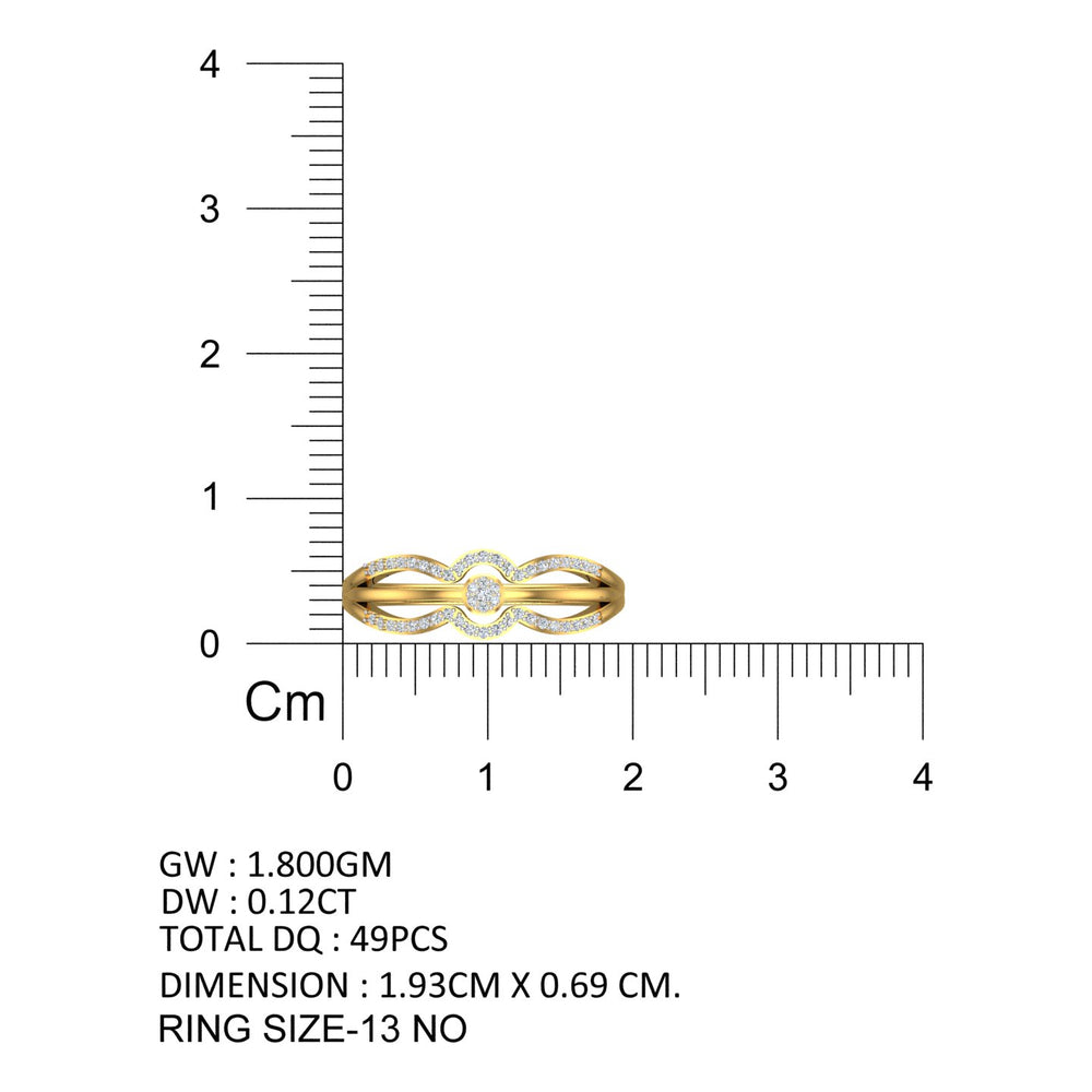 Infinity Blossom Diamond Ring