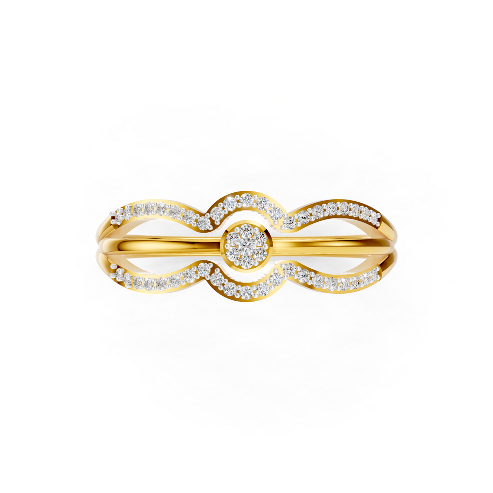 Infinity Blossom Diamond Ring