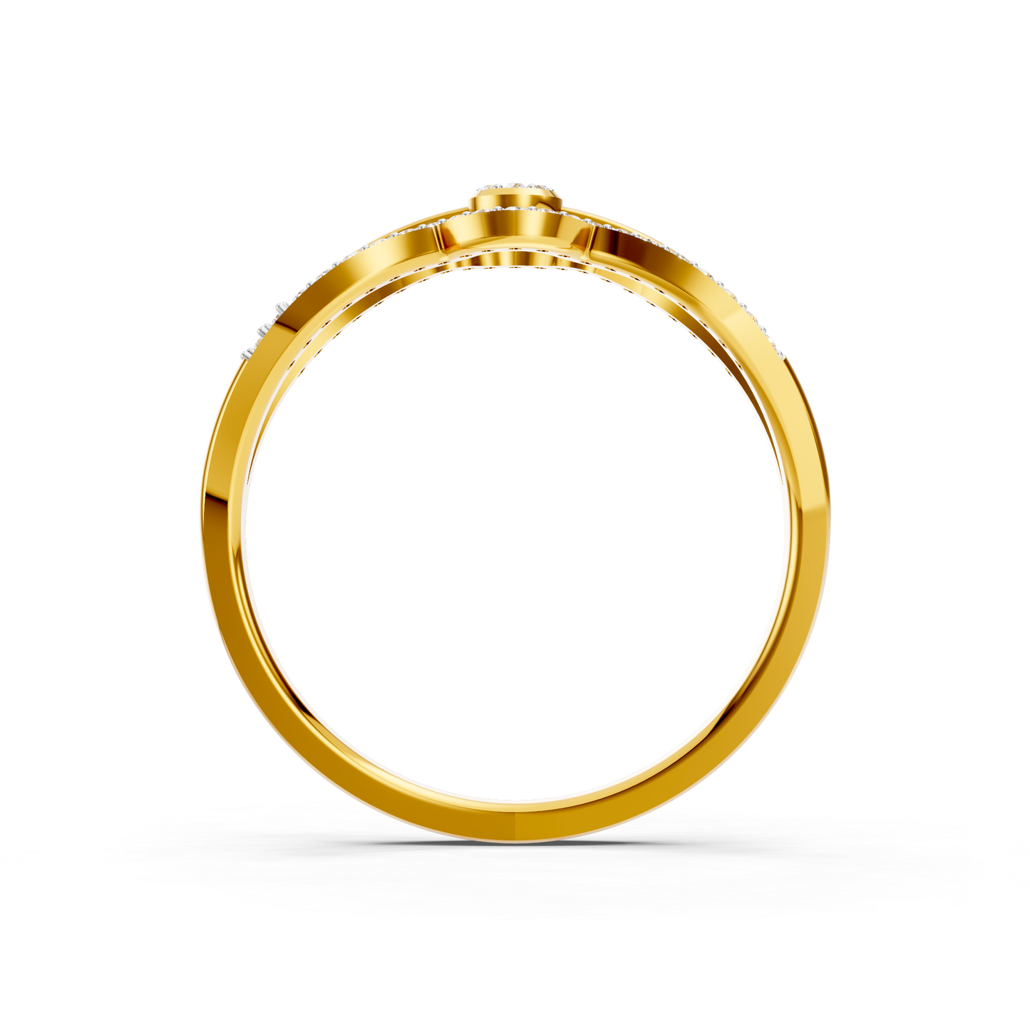 Infinity Blossom Diamond Ring